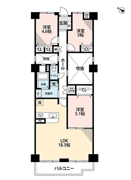 間取りを拡大表示