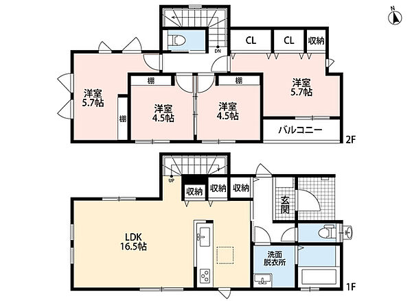 間取りを拡大表示