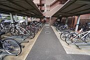 敷地内駐車場有。通勤・通学やお買い物など、自転車を快適に利用できます。
