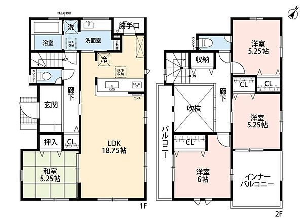 間取りを拡大表示