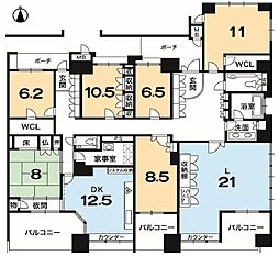 プレティナージュ東洞院御池 13階
