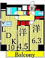 レフィールオーブ町屋駅前10階21.4万円
