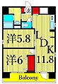 モンエール西日暮里6階22.2万円