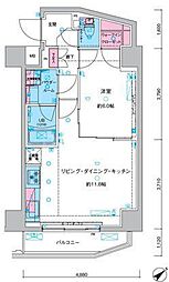 台東区千束4丁目マンション 1LDKの間取図画像