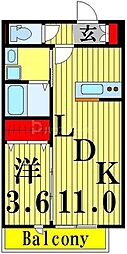 間取図画像 1LDK