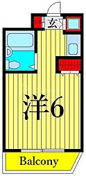 アーデル町屋 ワンルームの間取図画像