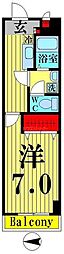 シェロガーデン 1Kの間取図画像