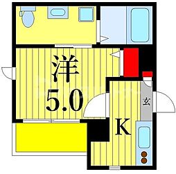 BlancGrace 1Kの間取図画像