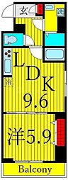 ソラシエスタ 1LDKの間取図画像