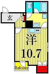 ユニーブル田端新町 ワンルームの間取図画像