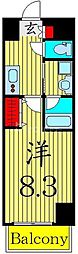 アーバンパーク三ノ輪2 1Kの間取図画像