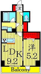 GRANPASEO三ノ輪 1LDKの間取図画像