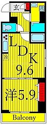 ソラシエスタ 1LDKの間取図画像