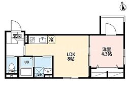 robot home 舎人公園II 1LDKの間取図画像