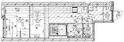 HW.HILLS南千住 1LDKの間取図画像