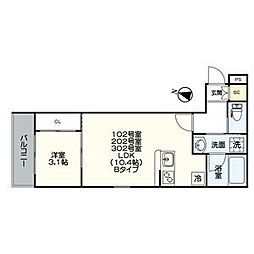 ジュネス日比野 1階