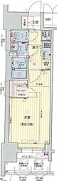 プレサンスNAGOYAファスト 1Kの間取図画像