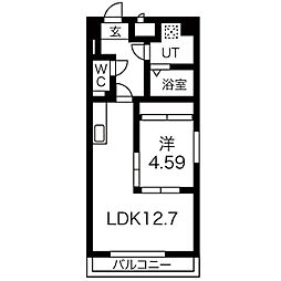 間取図画像 1LDK