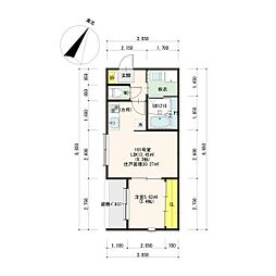 ハーモニーテラス開平町II 3階