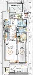 エステムコート名古屋鶴舞2レアーヴ 1DKの間取図画像