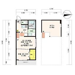 成叶 2SKの間取図画像