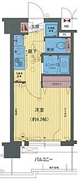 プレサンス名古屋城前ラバンカ 1Kの間取図画像