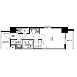 フェアリー 1Kの間取図画像