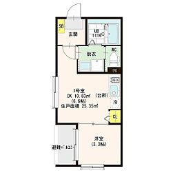 パークテラス 2階/201