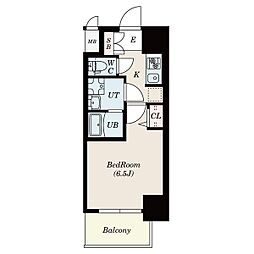 S-RESIDENCEKamimaezuSouth 1Kの間取図画像