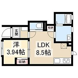 リーブルファイン日比津町3号棟 1階/109