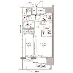 MAXIV新栄 1LDKの間取図画像