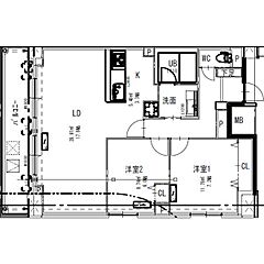 物件の間取り