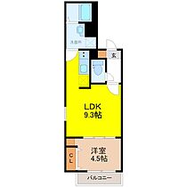 愛知県名古屋市中村区元中村町１丁目（賃貸アパート1LDK・1階・33.70㎡） その2