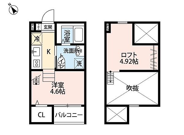 愛知県名古屋市西区枇杷島４丁目(賃貸アパート1K・2階・19.48㎡)の写真 その2