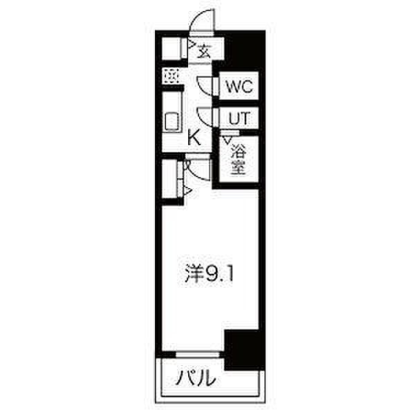 愛知県名古屋市西区幅下２丁目(賃貸マンション1K・11階・27.91㎡)の写真 その2