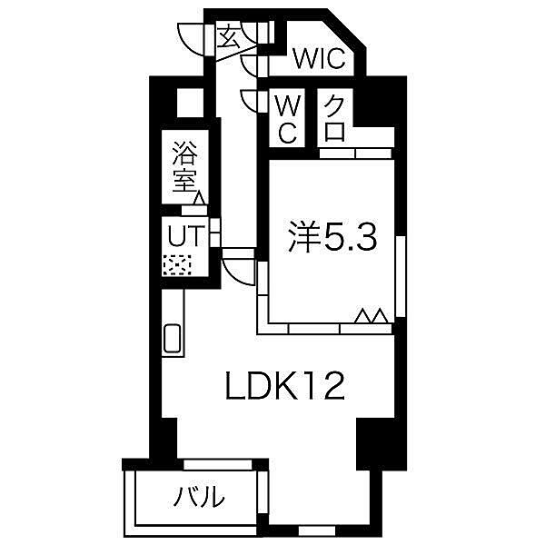 愛知県名古屋市熱田区波寄町(賃貸マンション1LDK・6階・45.03㎡)の写真 その2