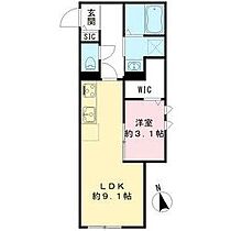 愛知県名古屋市中川区高畑３丁目（賃貸アパート1LDK・1階・34.19㎡） その2