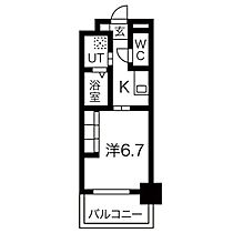 愛知県名古屋市熱田区伝馬２丁目（賃貸マンション1K・7階・24.96㎡） その2