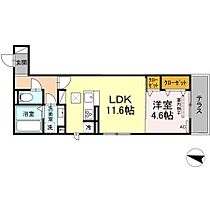 愛知県名古屋市中川区柳森町（賃貸アパート1LDK・1階・41.29㎡） その2