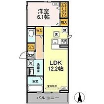 愛知県名古屋市中川区荒子２丁目（賃貸アパート1LDK・1階・46.33㎡） その1