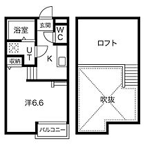 愛知県名古屋市西区栄生２丁目（賃貸アパート1K・2階・22.71㎡） その2