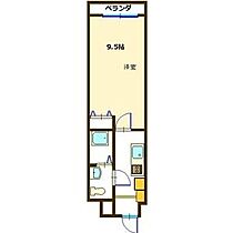 愛知県名古屋市中村区岩塚本通１丁目（賃貸マンション1K・5階・30.38㎡） その2