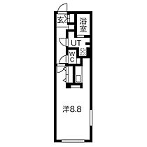 愛知県名古屋市西区花の木３丁目（賃貸マンション1R・5階・29.70㎡） その2