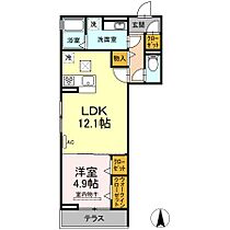 愛知県名古屋市北区水切町１丁目（賃貸アパート1LDK・1階・45.31㎡） その2