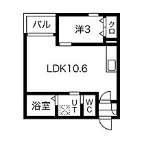 愛知県名古屋市中村区下米野町３丁目（賃貸アパート1LDK・3階・30.80㎡） その2