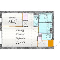 愛知県名古屋市中村区松原町３丁目（賃貸マンション1LDK・5階・29.70㎡） その2