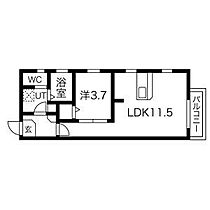 愛知県名古屋市中村区佐古前町（賃貸アパート1LDK・1階・35.00㎡） その2