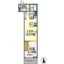 愛知県名古屋市北区上飯田南町３丁目（賃貸アパート1LDK・2階・45.14㎡） その2