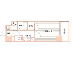 愛知県名古屋市中川区運河通１丁目（賃貸マンション1K・8階・27.95㎡） その2