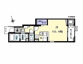 愛知県名古屋市西区名西１丁目（賃貸アパート1R・1階・32.23㎡） その2